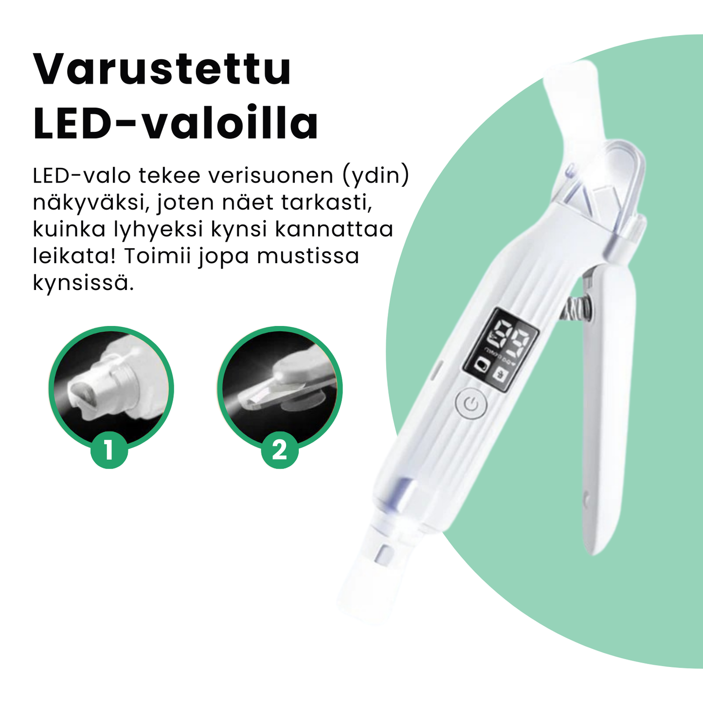 Kirsio I LED-kynsisakset koirille ja kissoille