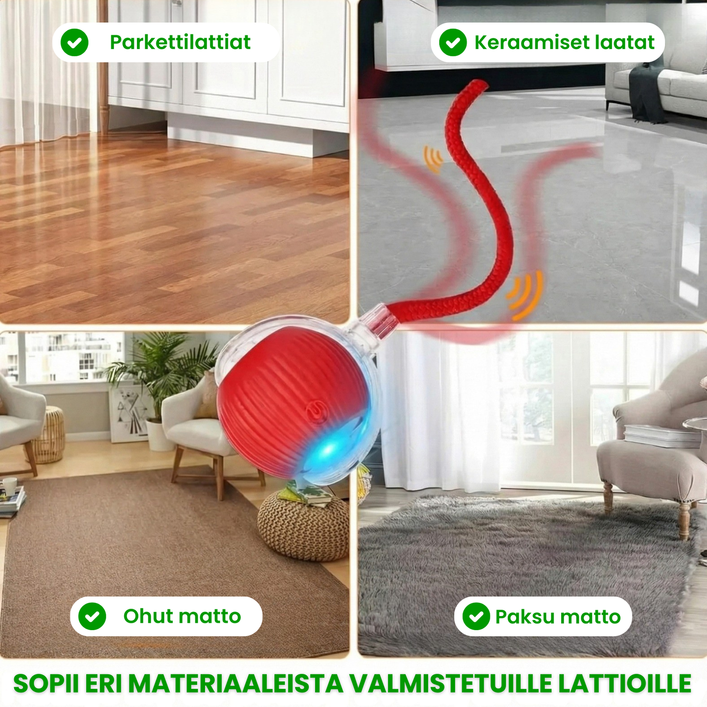 Kirsio | Älykäs lemmikkipallo 