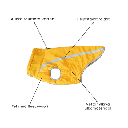 Kirsio I Active + Thermo Fleece -koirantakki